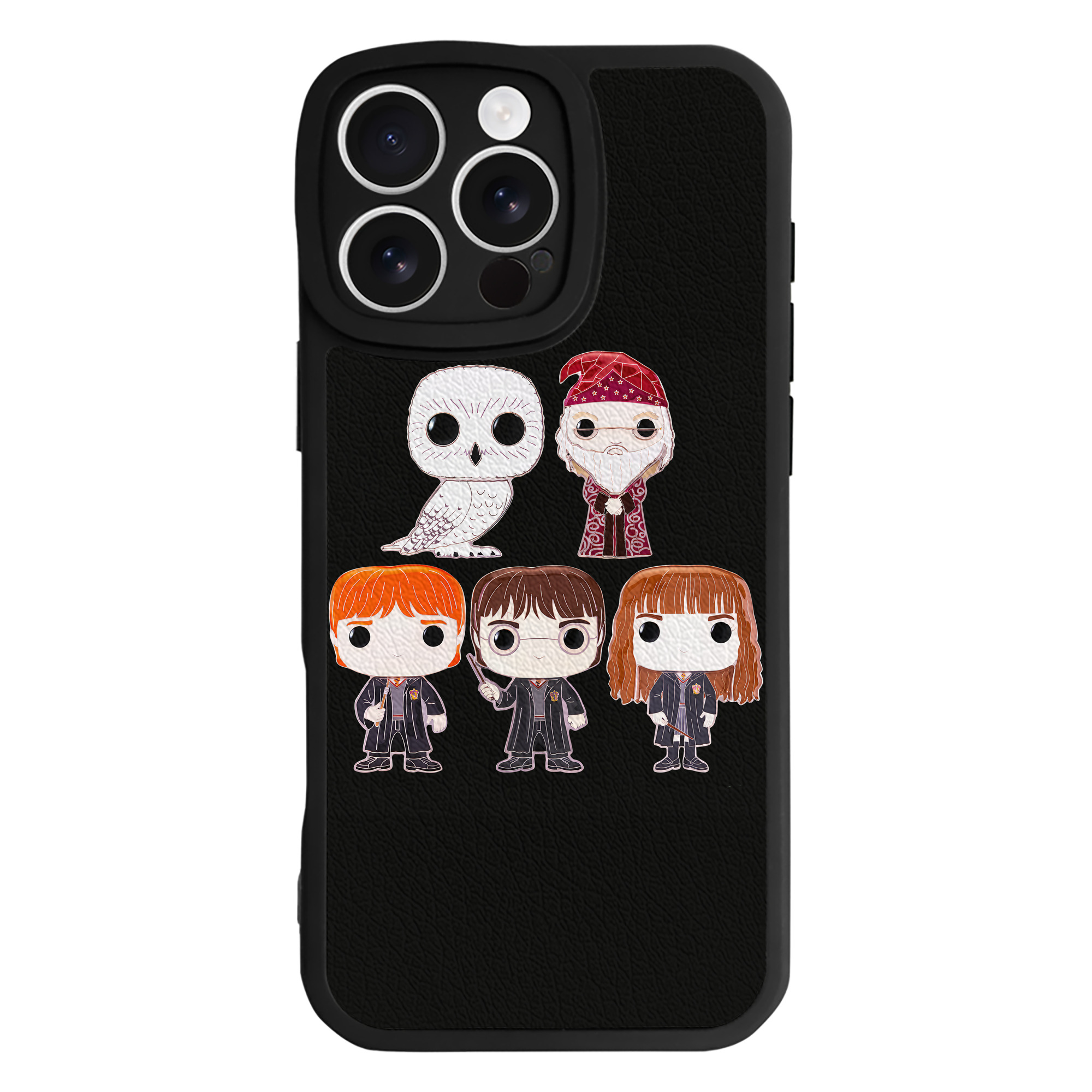 （画像用） Harry Potter ハリー・ポッターシリーズ 【iPhone 16シリーズ対応】シリコンスマホケース（レザー調） 材質：シリコン